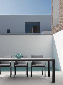 Mesa de comedor para exterior Mason, 220 x 100 cm, Estructura: aluminio con pintura en p, Tablero: cerámica, Gris antracita, An 220 x F 100 cm