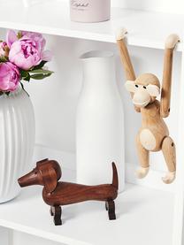 Designer-Deko-Objekt Monkey aus Eichenholz, Eichenholz, Ahornholz, lackiert, FSC-zertifiziert, Helles Holz, B 20 x H 19 cm