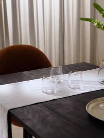Mondgeblazen waterglazen Ellery met goudkleurige rand, 4 stuks, Glas, Transparant met goudkleurige rand, Ø 9 x H 10 cm