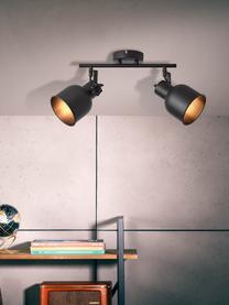 Lampa sufitowa Rolet, Czarny, S 35 x W 18 cm