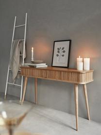Handtuchleiter Rack Ladder, Füße: Gummibaumholz, naturlacki, Weiß, B 54 x H 175 cm