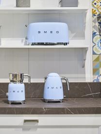 Wasserkocher 50's Style, Edelstahl, lackiert, Pastellblau, glänzend, B 22 x H 25 cm