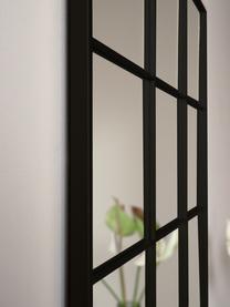 Lustro ścienne z metalową ramą Clarita, Czarny, S 70 x W 70 cm