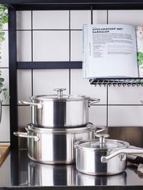 Komplet do gotowania KitchenAid, 7 elem., Odcienie srebrnego, Komplet z różnymi rozmiarami