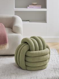 Pouf-nœud Twist, Kaki, larg. 54 x haut. 45 cm