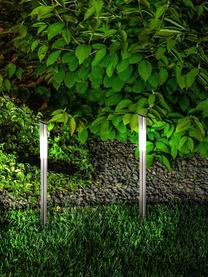 Luces solares Thin, 6 uds., Acero inoxidable, Ø 6 x Al 60 cm