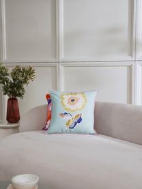 Poszewka na poduszkę z bawełny organicznej Lela, 100% bawełna organiczna z certyfikatem GOTS, Wielobarwny, S 45 x D 45 cm