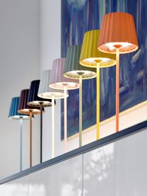 Přenosná stmívatelná venkovní stolní LED lampa Trellia, Bílá, Ø 12 cm, V 38 cm