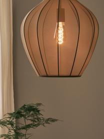 Lampa wisząca z siateczki Beau, Szary, Ø 40 x W 40 cm