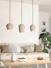 Grande suspension Cambaito, Couleur sable, larg. 77 x haut. 110 cm