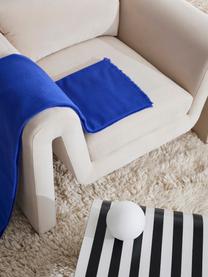 Sillón de terciopelo Mika, Tapizado: 100 % poliéster, Estructura: madera de pino con certif, Terciopelo beige, An 105 x F 88 cm