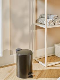 Papelera Silence, Metal pintado, Negro, 3 L