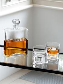 Komplet do whisky Cask, 3 elem., Szkło, Transparentny, Komplet z różnymi rozmiarami
