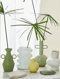 Designová váza z recyklovaného skla Bulb, Sklo, Bílá, Ø 19 cm, V 25 cm