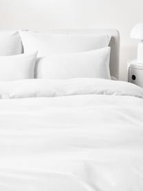 Poszewka na poduszkę z flaneli Biba, Biały, S 40 x D 80 cm