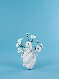 Designová porcelánová váza Love, Porcelán, Bílá, Š 42 cm, V 60 cm