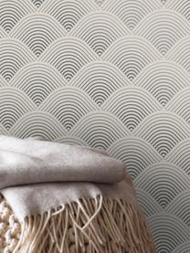 Carta da parati Luxus 3D Geometric Art, Tessuto non tessuto, Argentato, grigio, Larg. 52 x Alt. 1005 cm