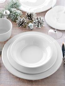 Ensaladera de gres Constance, estilo rústico, Gres, Blanco, Ø 30 x Al 9 cm