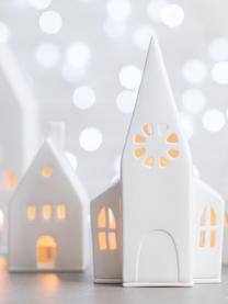 Portavelas de porcelana Living, Porcelana, Blanco, An 8 x Al 22 cm