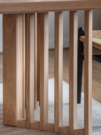 Stół do jadalni z drewna dębowego Okayama, Drewno dębowe, Jasny brązowy, S 200 x G 100 cm