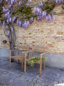 Chaise de jardin bois de teck Oxford, Bois de teck, Bois de teck, larg. 56 x prof. 53 cm
