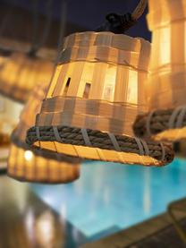 Guirlande lumineuse LED artisanale Aurora, 800 cm, 10 lampions, Tons bruns, long. 800 cm