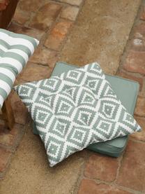 Cuscino sedia alto Zoey 2 pz, Rivestimento: 100% cotone, Verde salvia, Larg. 40 x Lung. 40 cm