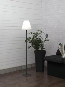 Outdoor LED vloerlamp Gardenlight met stekker, Lampenkap: kunststof, Lampvoet: gecoat metaal, Wit, antraciet, Ø 28 x H 150 cm
