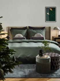 Satin-Bettdeckenbezug Premium aus Baumwolle in Grün, Webart: Satin Fadendichte 400 TC,, Grün, B 200 x L 200 cm