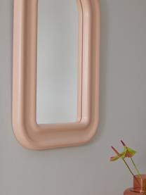 Specchio da parete Selim, Cornice: pannello di fibra a media, Retro: pannello di fibra a media, Superficie dello specchio: lastra di vetro, Rosa, Larg. 50 x Alt. 80 cm