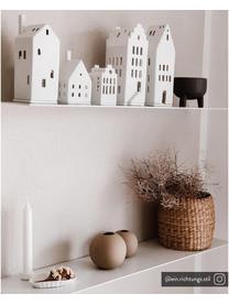 Porzellan-Lichthaus Living in Weiß, Porzellan, Weiß, B 7 x H 10 cm