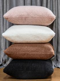 Teddy-Kissenhülle Mille, 100% Polyester (Teddyfell), Braun, B 60 x L 60 cm