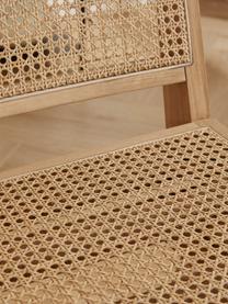 Dřevěná židle s vídeňskou pleteninou Sissi, Ratan, světlé dubové dřevo, Š 46 cm, H 56 cm