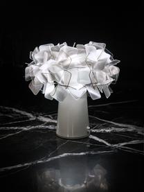 Malá prenosná stmievateľná stolová lampa Clizia Fume, Sivá, Ø 27 x V 25 cm