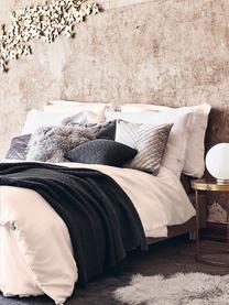 Housse de couette en satin de coton Premium, Rose, larg. 140 x long. 200 cm