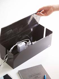Boîte gestion des câbles Box Web, Plastique (polycarbonate), polyrésine, Brun, larg. 40 x haut. 15 cm
