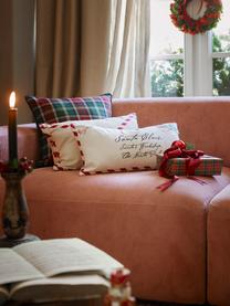 Poszewka na poduszkę z bawełny Stirling, 100% bawełna, Czerwony, zielony, S 45 x D 45 cm