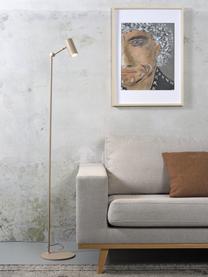 Malá čtecí lampa Montreux, Odstíny písku, Š 22 cm, V 134 cm