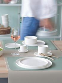 Bajopatos de porcelana Fine Bone China Oco, 6 uds., Porcelana Fine Bone China (fina de hueso)
Fine Bone China es una pasta de porcelana fosfática que se caracteriza por su brillo radiante y translúcido, Marfil, Ø 32 cm