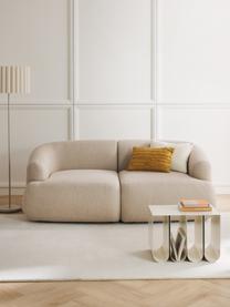 Modulares Sofa Sofia (2-Sitzer), Bezug: 100 % Polypropylen Der ho, Gestell: Fichtenholz, Spanplatte, , Füße: Kunststoff, Webstoff Hellbeige, B 186 x T 103 cm