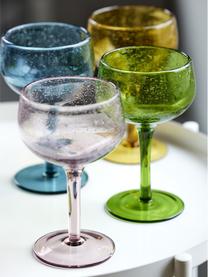 Weingläser Valencia in Rosa, 6 Stück, Glas, Rosa, Ø 9 x H 16 cm