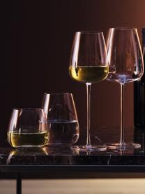 Mondgeblazen witte wijnglazen Wine Culture, 2 stuks, Glas, Transparant, Ø 9 x H 26 cm, 490 ml