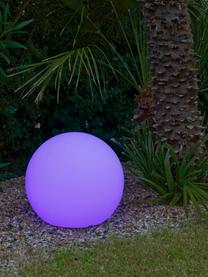 Drijvende dimbare solar LED tuinlamp Buly met kleurverandering en afstandsbediening, Lamp: polyethyleen, Wit, Ø 30 x H 27 cm