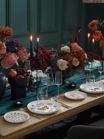 Dinerborden Flamboyant, 4-delig, Porselein, Meerkleurig met goudkleurige rand, Ø 26 x H 3 cm