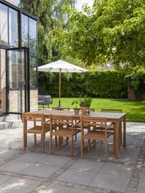 Mesa de comedor para exterior de teca Oxford, 210 x 90 cm, Madera de teca, Madera de teca, An 210 x F 90 cm