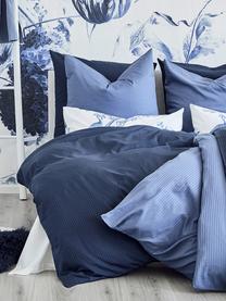 Poszewka na poduszkę z perkalu Annabelle, 2 szt., Niebieski, biały, S 40 x D 80 cm
