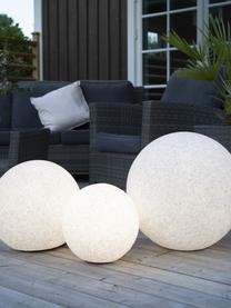 Lampada da terra a LED con spina Gardenlight, Paralume: plastica, Bianco, nero, Ø 40 x Alt. 38 cm