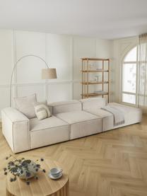 Modulaire XL chaise longue Lennon van corduroy, Bekleding: corduroy (92% polyester, , Frame: massief grenenhout, multi, Poten: kunststof De poten bevind, Corduroy beige, B 357 x D 119 cm, rugleuning rechts
