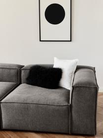 Canapé d'angle modulaire gris anthracite Lennon, Tissu anthracite, larg. 327 x prof. 207 cm