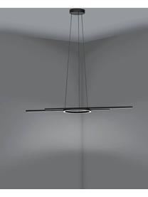 Suspension LED à intensité variable Zillerio-Z, Noir, larg. 116 x haut. 110 cm